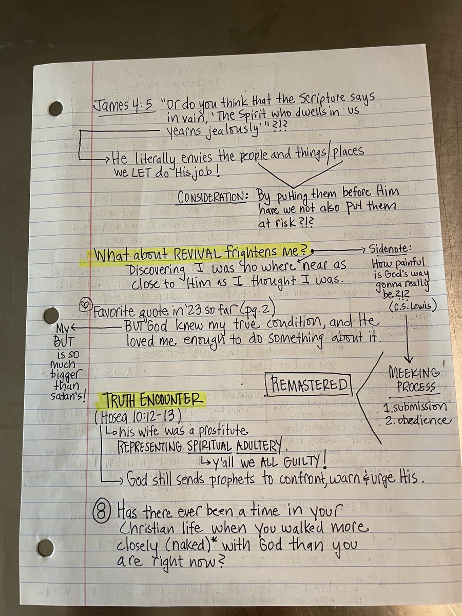 joyNjled's tweet photo. Delighted to be kicking off Bible study tomorrow with #SeekingHim #witness #revival✌🏻🤟
Encouraged to share my notes & our plans to bring the first 10% of our time together in #prayer. Only the Holy Spirit knows for sure where it will go from there, BUT prepared! 🖇 #share 💡 https://t.co/MXiLpTMkkL