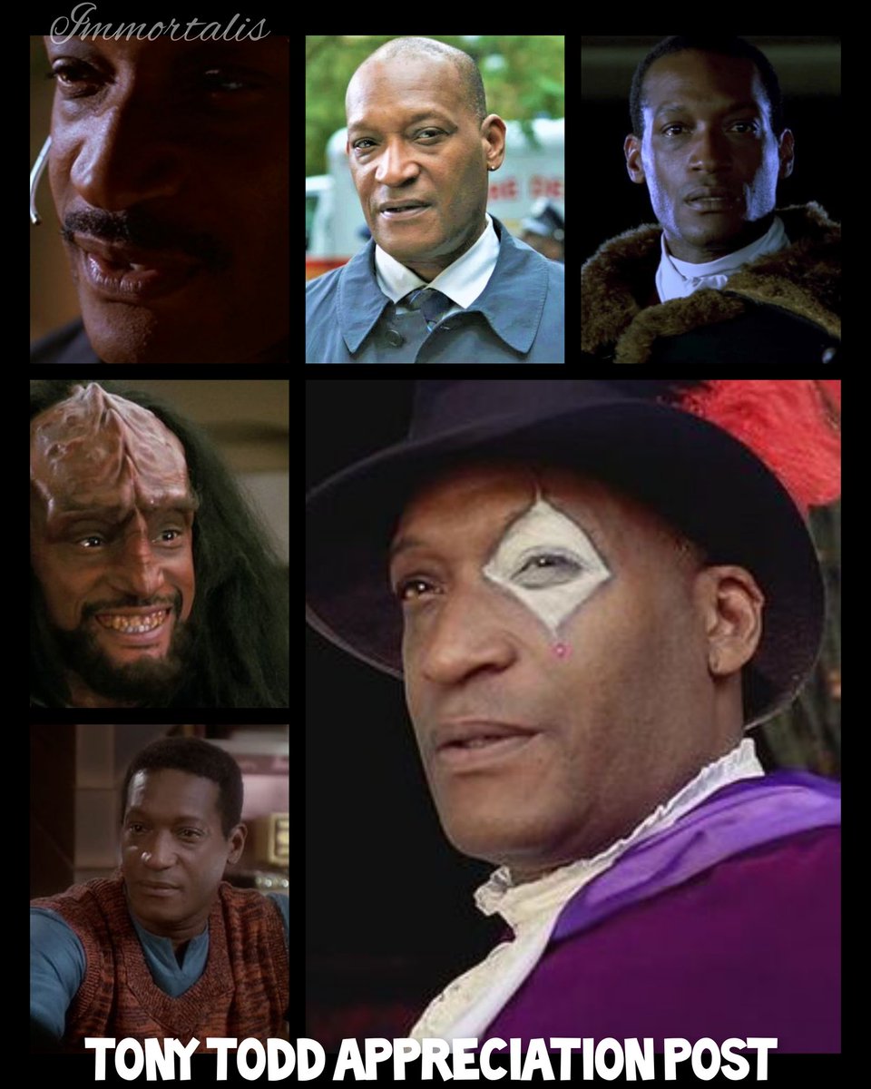A reminder of some of the roles played by the amazing #TonyTodd.