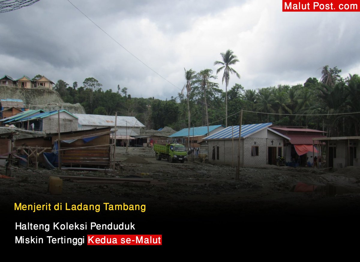 MalutPost's tweet photo. Malut Post_ Ternate. Tambang nikel mulai hadir di Halteng sejak 1998, dan memulai ekplorasi sejak 1996 dengan konsesi 120.500 hektar, setelah melalui penciutan jadi 54.874 hektar. Artinya, sudah 27 tahun hingga 2022, perusahaan nikel mengekploitasi sumberdaya alam di Halmahera. https://t.co/G9B2JSn9yo