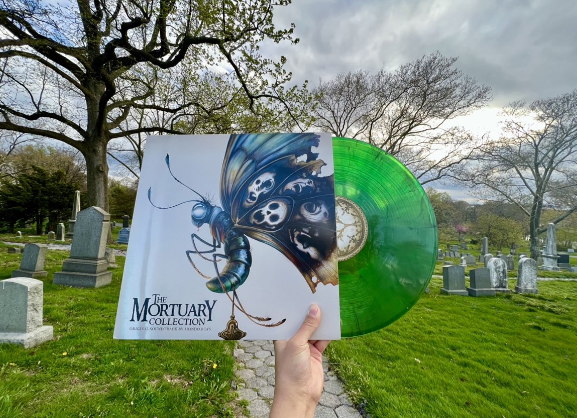 THE MORTUARY COLLECTION LPs are 26% off in our shop 🪦 This is a limited run so grab one before they’re gone: shiptoshoremedia.com/collections/fi…

• Music by <a href="/MondoBoys/">Mondo Boys</a> 
• Liner notes from <a href="/MondoBoys/">Mondo Boys</a> and Writer/Director <a href="/RyanSpindell/">Ryan Spindell</a>