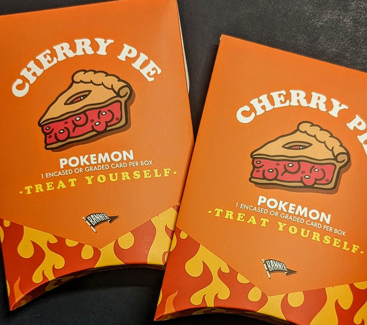 Giveaway! Win a Pokemon Cherry Pie 🍒🥧 Our first ever Pokemon Pies have sold out but you can win one by following Cherry on Twitter and:
1. RTing this post +
2. posting your fav Pokemon in the comments!

Good luck, winner drawn next Monday, 16 Jan #thehobby #Pokemon #PokemonTCG