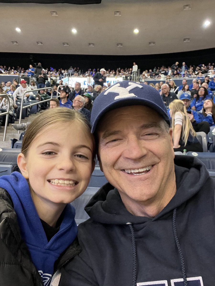 BryceThacker's tweet image. Grandpa- granddaughter date to see the Cougars take down the Zags!! Go Cougars! #BYUhoops