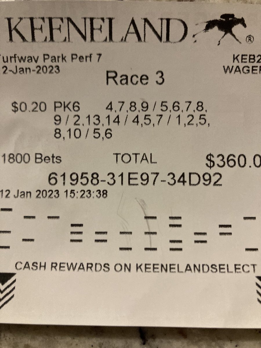 thebarn4sports's tweet photo. Nothin like hittin the 6 during the stomach flu 💩🤮🤑⁦@TurfwayPark⁩ https://t.co/rX0oSwKMYx
