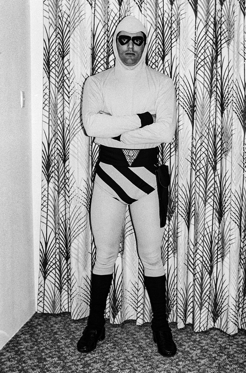 agegan's tweet photo. @PhillipAdams_1 Are we being a little harsh? It was probably one of those tacky 'P' parties I recall were popular in the '80s. He was simply going as a famous Politican! :-) Here is me in 1985 going as one of the good guys... https://t.co/R6kku26VkK