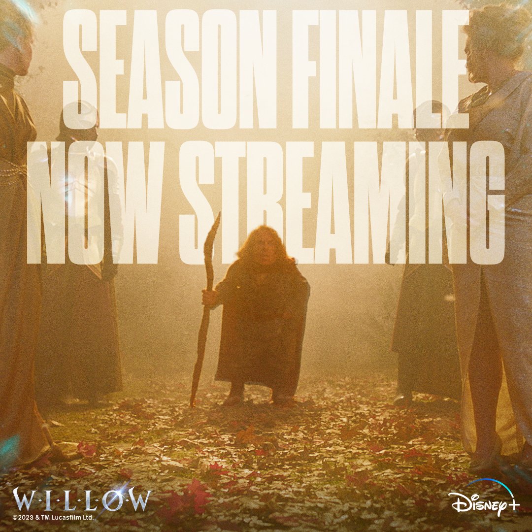 WillowOfficial's tweet photo. Weekend to do list:

1. Binge all 8 episodes of #Willow ✨

Now streaming only on @DisneyPlus. https://t.co/F3EUhuiOgZ