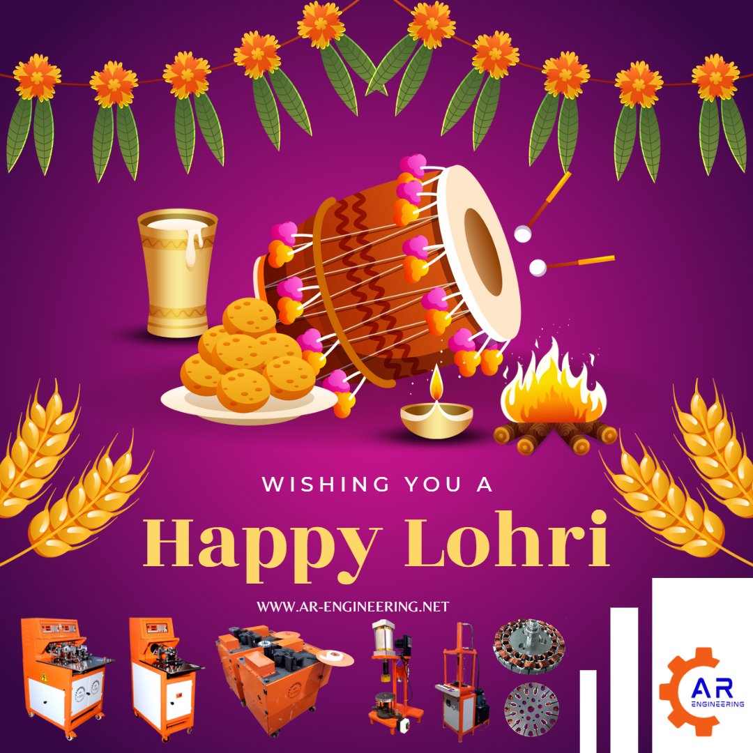 ArenggShubham's tweet image. Let us pray for happiness, success and brightness in life.Wishing you happy Lohri and fun celebrations.
:
:Contact us:- +91-9927244476, +91-8279441633
E-mail:- arengg.shubham@gmail.com

#fan #machine #windingmachine #windings #coiling #cncmachine #bldcfan #coilwindingmachine