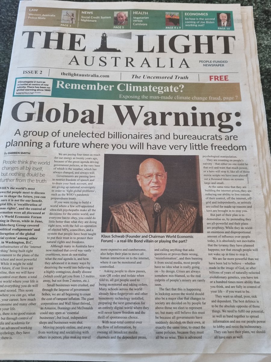 Found this complete rubbish at my local servo - fueling conspiracy theories and the kind of dangerous behaviour we saw in Queensland last month. Picked up every copy and dropped them in my bin. #AusPol2022