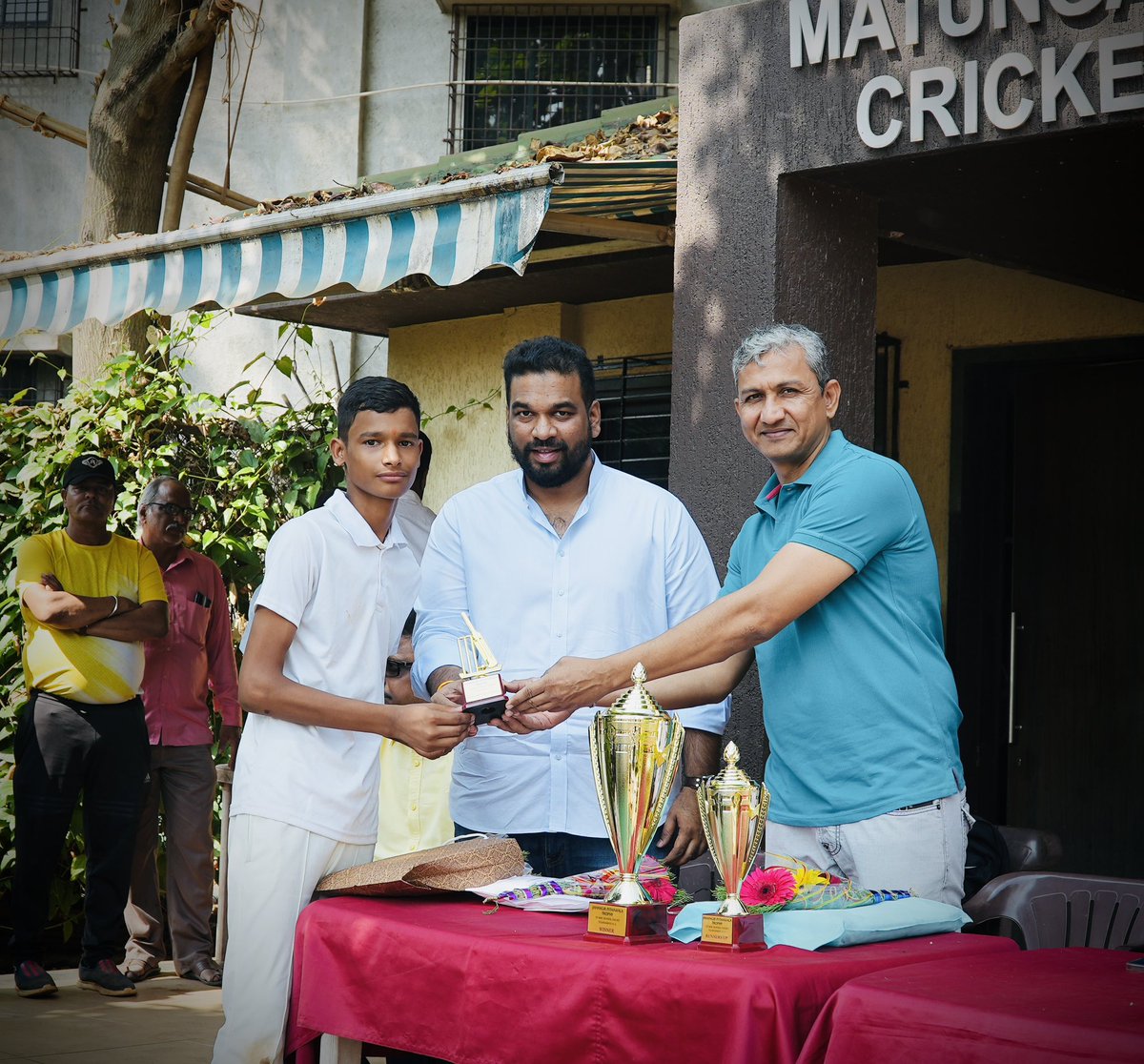 ajinkyasnaik's tweet photo. Attended 1st Municipal Corporation of Greater Mumbai Inter-school (U-16) Cricket Tournament 2022-23 under the aegis of Mumbai Cricket Association organised by DPZ C.C. at Major Dadkar Maidan, Matunga. https://t.co/uacqtnXesM