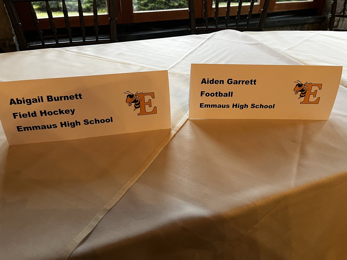 Today was a very special day for Abigail and Aidan and for EHS! They were chosen as two of the 9 students recognized out of the entire EPC as EXCEPTIONAL SCHOLAR ATHLETES!    These 2 young adults are the best of the best and make us proud in the classrooms and on the fields!