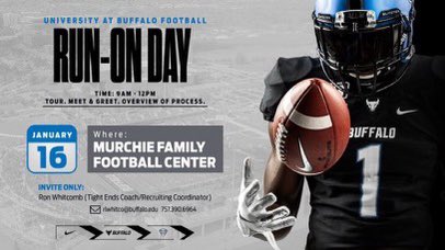 Looking forward to being at UB on Monday. Huge thank you for the invitation <a href="/ronwhitcomb/">Ron Whitcomb</a>. <a href="/TheSamuraiCoach/">Cedric Douglas</a> <a href="/WillNorthFB/">Will North Football</a>