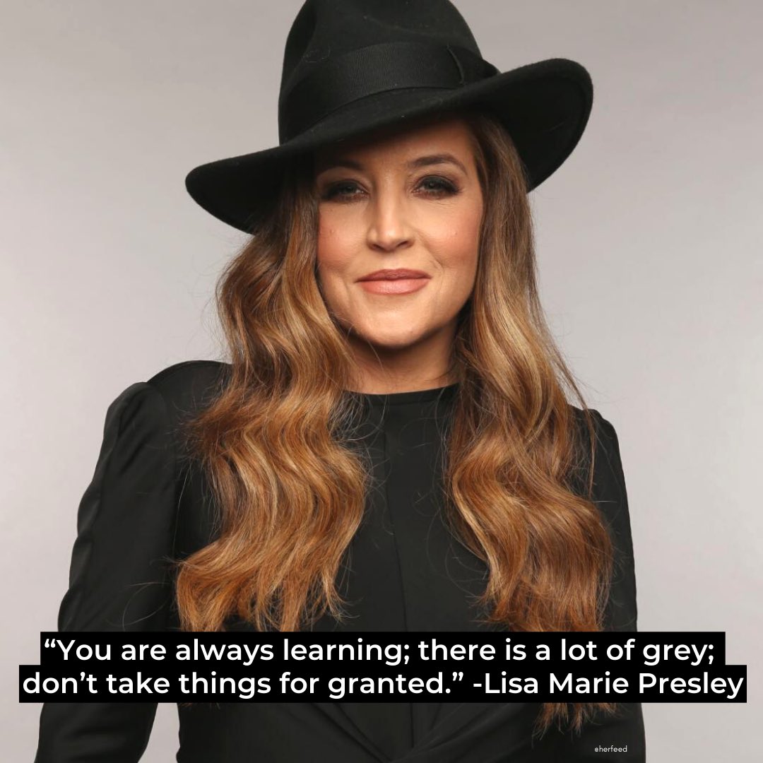 Amazing words from an amazing woman. 💔😢 #RIP #LisaMariePresley