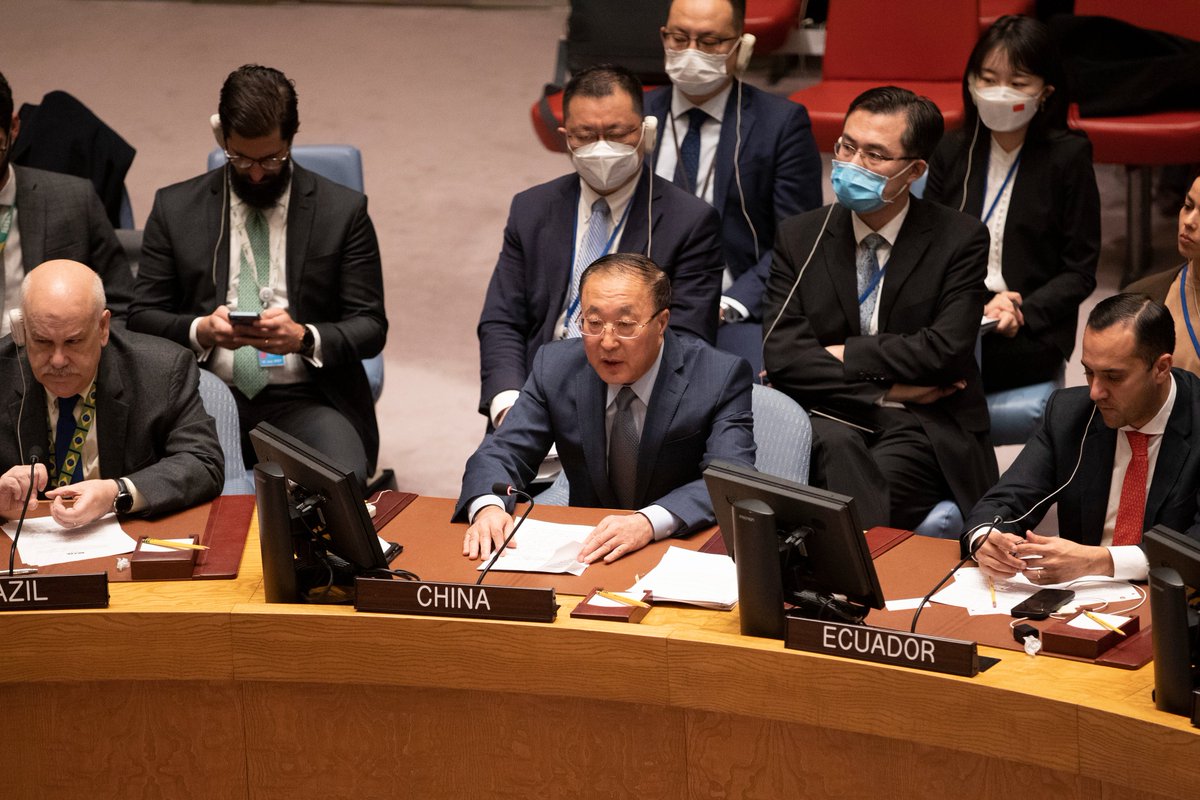 Amb. Zhang: What kind of rules is "rules-based int'l order" based upon? Who creates these rules? ... We haven't heard a clear answer to the questions. What we have seen is how rules-based approach pursued by some has plunged the world into immense trouble. bit.ly/3ZKv2zd