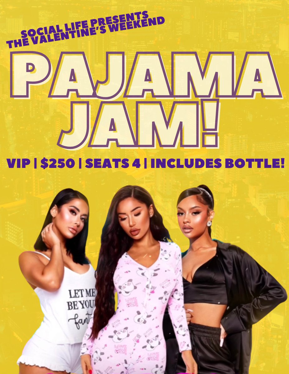 My #pajamajam will be in #YorkPa this year! We turning up for V-Day Weekend! #90sRnb #Reggae