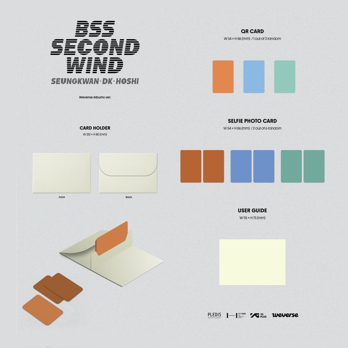 [PH GO] BSS Second Wind  #HajaPHGO

Price:
Album - ₱980
Kit - ₱1120
Weverse Version - ₱620

✨from weverse w/ POB
✨NORMAL ETA
✨LONG DOP

DOP: DP ₱200; Bal. 2/28
Release Date: Feb 6

Order Form: tinyurl.com/2p8bcczv