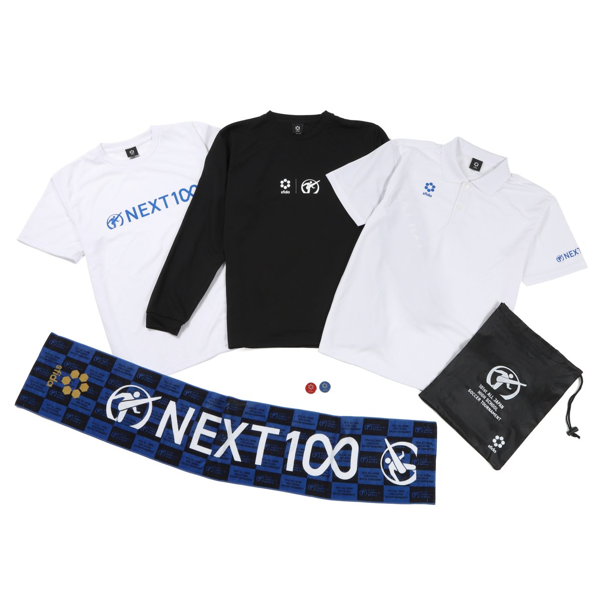 SFIDAs's tweet image. #第101回全国高校サッカー選手権大会
公式ライセンスグッズ📣

アパレル商品のご予約は1月16日(月）まで！
#NEXT100 次なる100回へ、第一歩の記念に。
お見逃しなく！

詳しくはこちら
sfidasports.com/pages/101kokos…