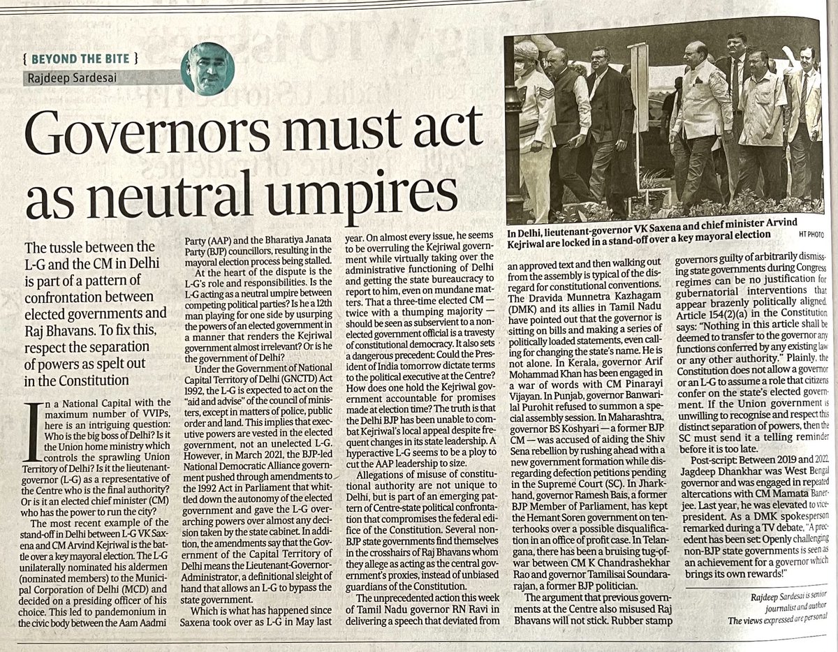 GopiSpeaks's tweet image. Governors must act as neutral umpires, but journos can be propaganda mouth-pieces of the #LeftEcosystem &amp;amp; accept partisan-padmashris; right ⁦@sardesairajdeep⁩?!

⁦@ShefVaidya⁩ ⁦@pallavict⁩
@htTweets⁩ ⁦@KanchanGupta⁩ ⁦@CAPratikKarpe⁩