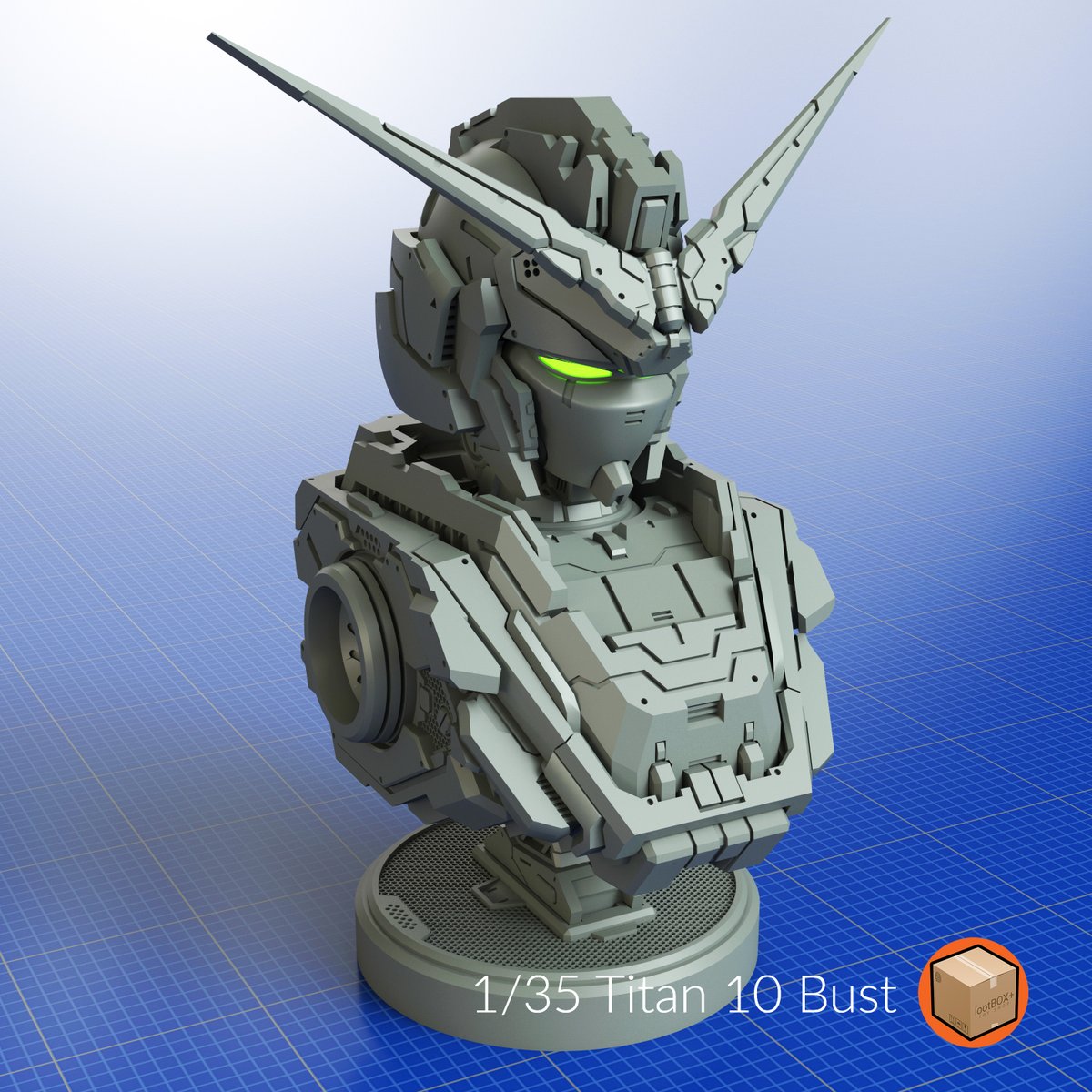 lootboxplus's tweet photo. Friday upload (PST)!!! 1/35 Titan 10 aka Unicorn gundam bust, only at
https://t.co/pXfceM9bmN
and my cults3d - https://t.co/T3WES7ehPF
#titanseries #lootboxplus #unicorngundam #gundamcommunity #3dprintedgunpla #3dprintedgundam https://t.co/XSJr6Gs33L