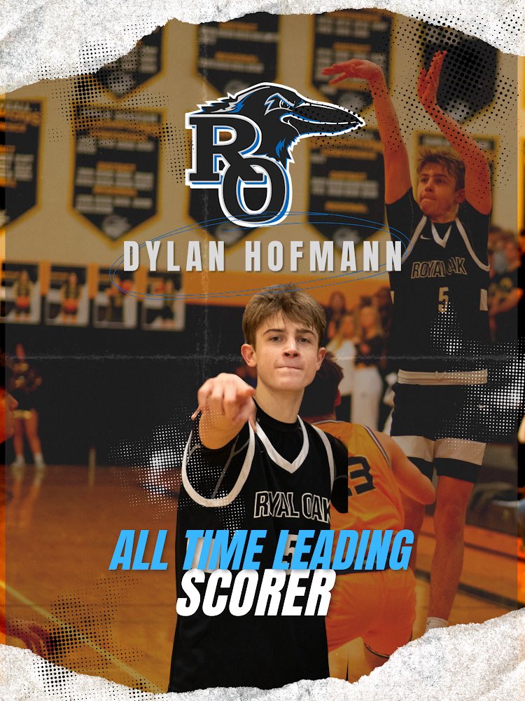 With his 11pts tonight, Sr. Captain Dylan Hofmann has now scored more points than any other player in Royal Oak history. 

Congrats Dylan!