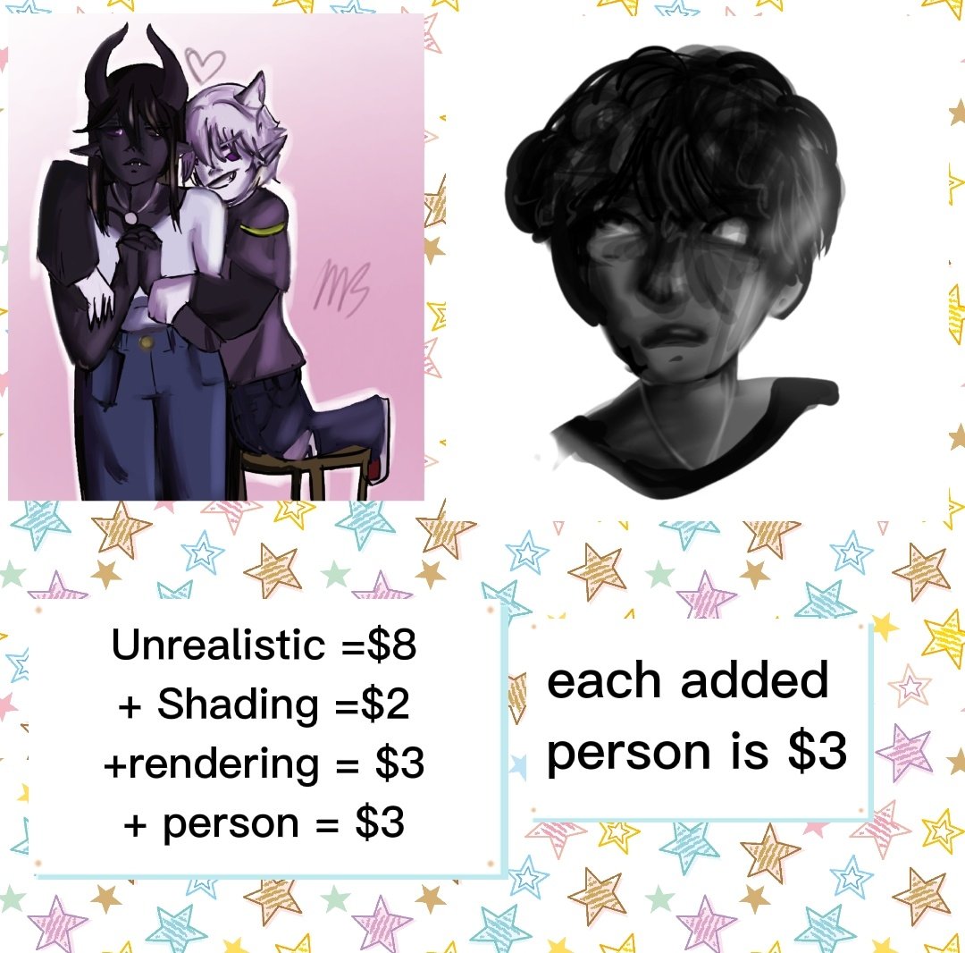 ROOKIEPUNK_'s tweet photo. Commisons are officially open! Dm me for my PayPal. You will receive your peice with a watermark, if you want me to make any changes I will. #commissions #art #drawing #Digital #DigitalArtist #digitalartists #paypalme https://t.co/LJBum1jpIA