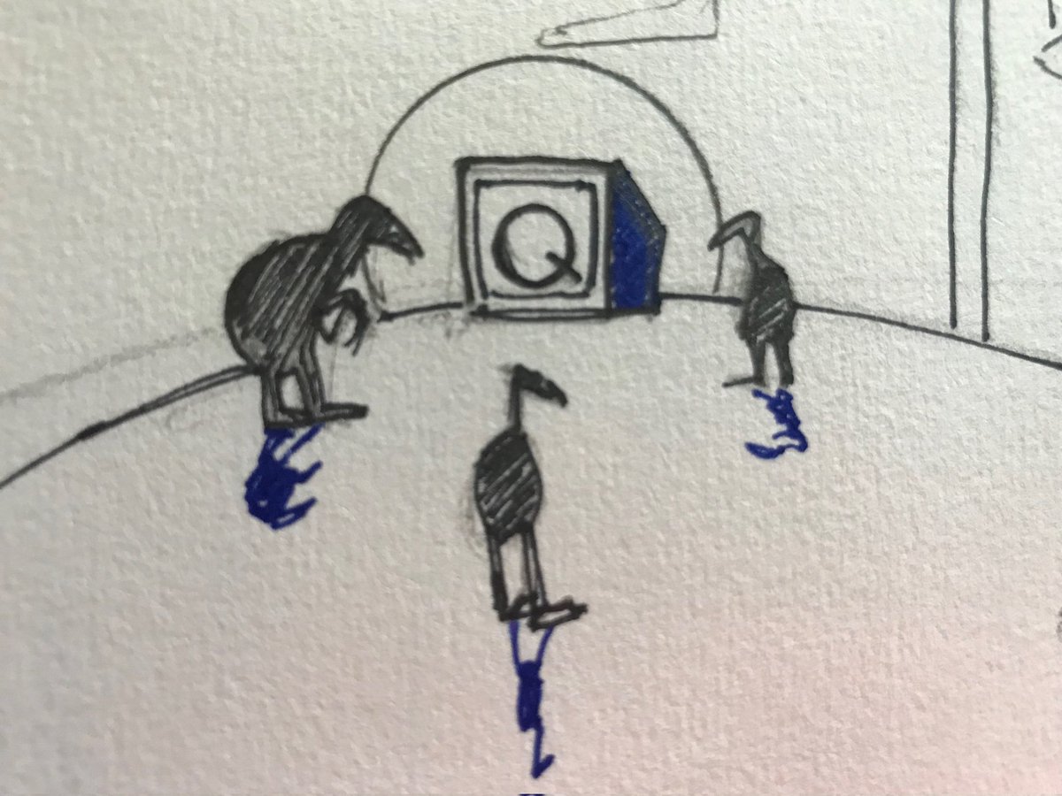 PLATFORM(twitter);
://INTENT(algorithm_media);

A "quick drawing" from a PodCube Consumer in 2142. We asked where they're enjoying our transmissions and they said "the caves" 😀 And we're not sure what the Q means. 

🔸️ 🅿️owered by 🅿️odCube™🔸