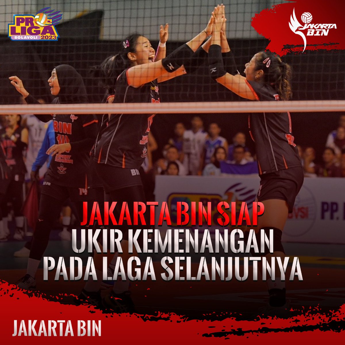 Ayo bisa yok #JakartaBINMatch menang lagi, semangat terusss