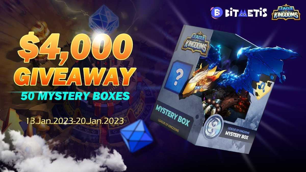 🙌@BitMetis x @LeagueKingdoms🙌 🌟We teamed up with @LeagueKingdoms to give away 25 Drago Mystery Box #NFTs to our community! 👇Finish Task Here bitmetis.io/bounty-detail/… #NFTGiveaway