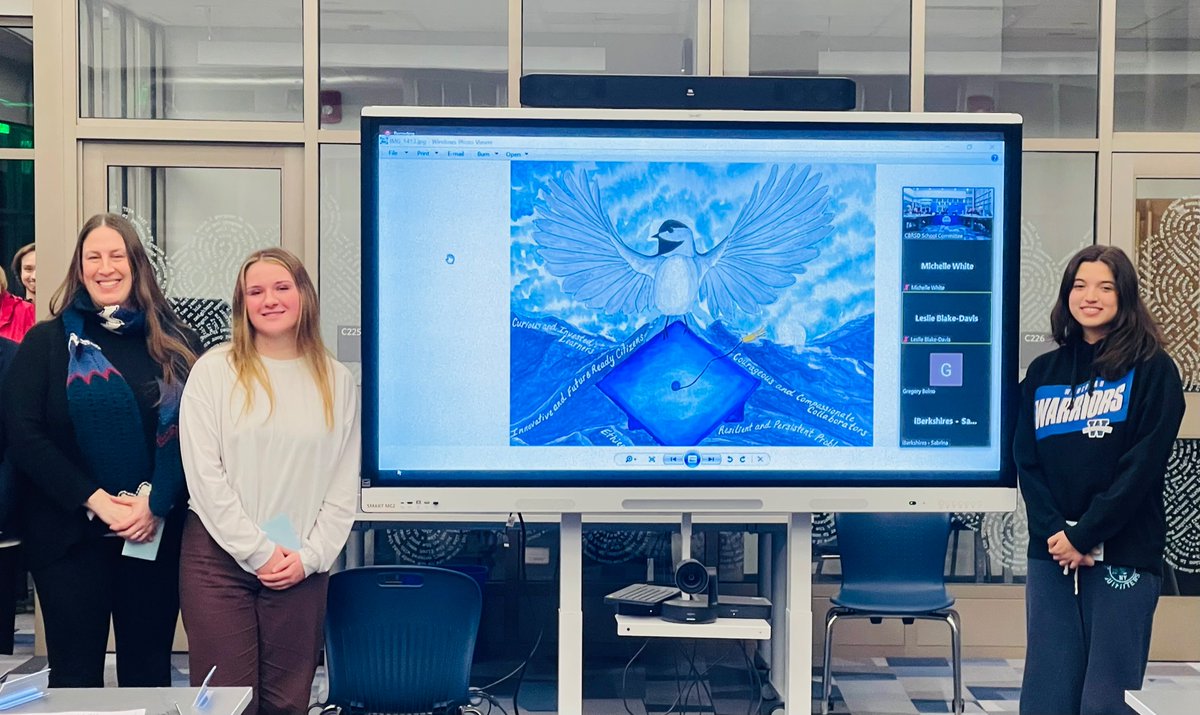 lblakedavis's tweet photo. Thank you to the Wahconah HS art teacher @WahconahART for assisting 3 of our students to create the most beautiful PoG symbol for CBRSD!!⭐️🌟💫   @AaronRobb5 https://t.co/GJISAGYhqE
