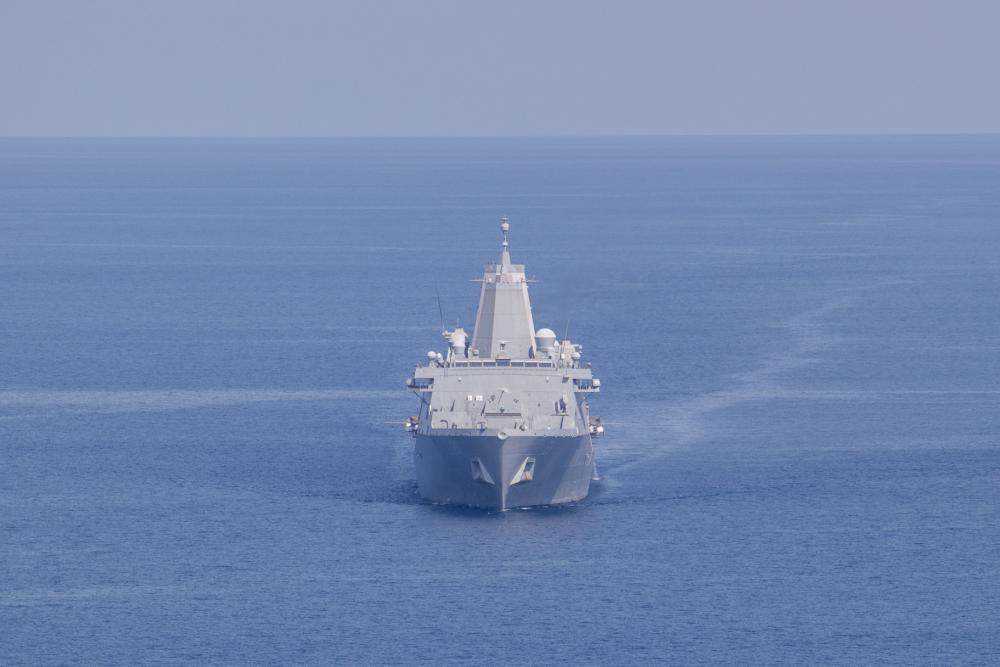 #ICYMI, last month the #USSAnchorage transited the #JavaSea in support of #CARATIndonesia. #FreeAndOpenIndoPacific #Readiness
 
📸: MCSN Joshua Martinez