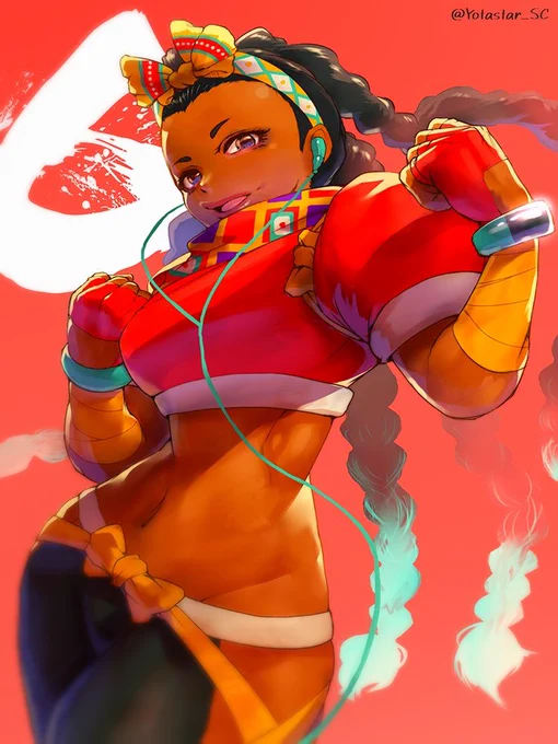 インパクトが増すね(ヽ'ω`)#絵を彩度100にすると超派手 