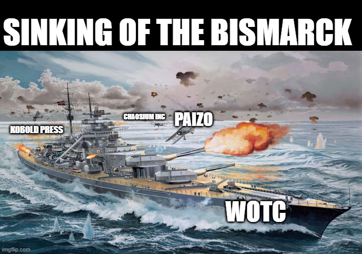 But....with that said. Here is one for the #Pathfinder2e / history real ones...
<a href="/Paizo/">Paizo</a> <a href="/KoboldPress/">Kobold Press</a> <a href="/Chaosium_Inc/">Chaosium</a>