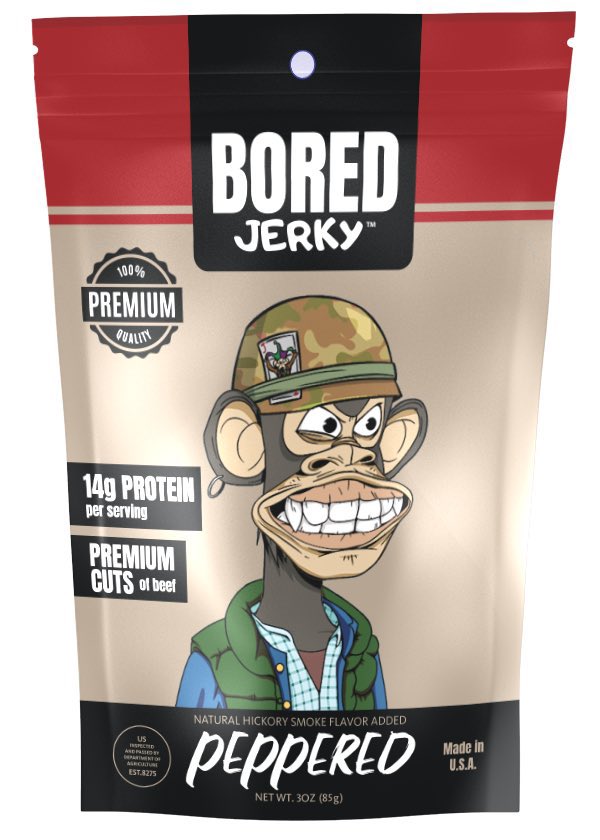You can literally own a piece of @BoredJerky .. what other NFT is doing this 🤯🔥🚀 <a href="/metacard/">Metacard</a>