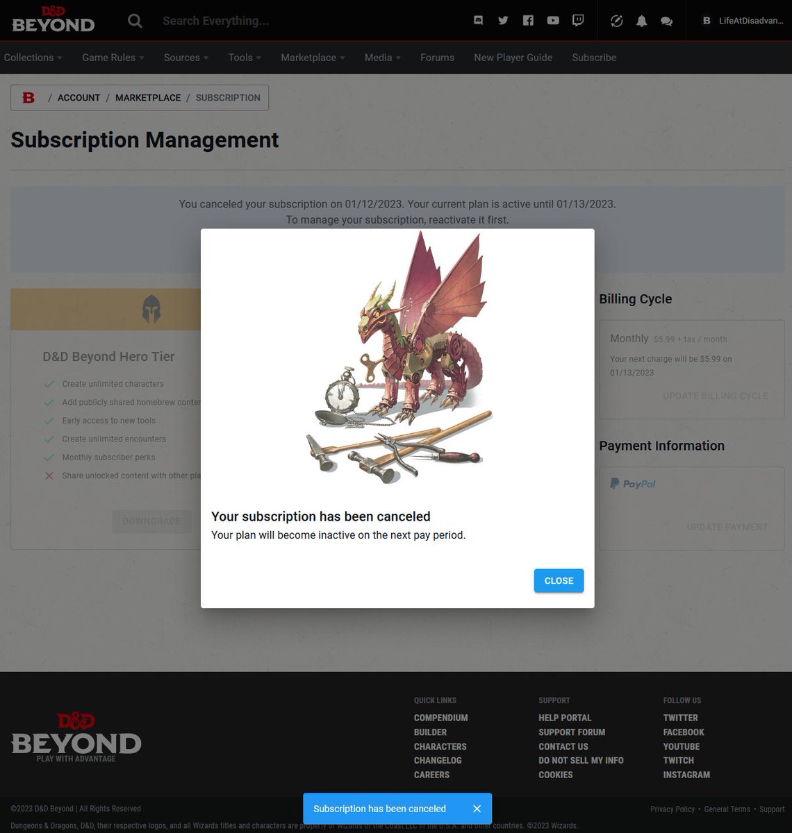 we will not stand silent, and neither should you. 

Life at Disadvantage will be having a meeting this weekend to discuss our next steps as an AP in this amazing #ttrpg space but know this: we will not submit to predatory business practices and we stand with #OpenDnD #DnDBegone