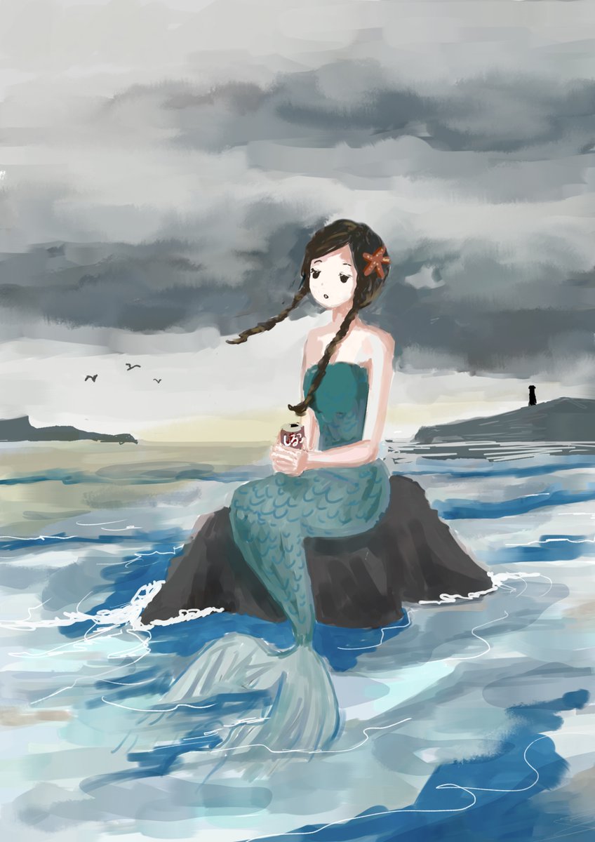 kirikoeto's tweet photo. 冬の人魚 https://t.co/AD61XyOvDl