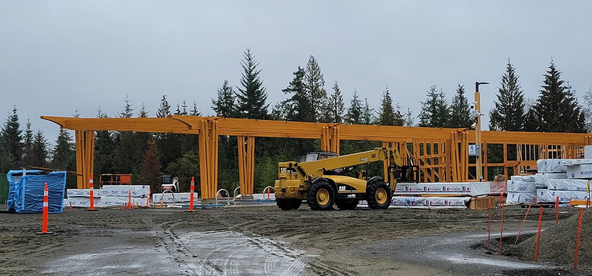 saamenedc's tweet photo. #KwalikumCrossing #qfn @ParksvilleNews @qbchamber The corner of Horne Lake Road and Hwy 19 won't be the same! https://t.co/e2ffBf62WH