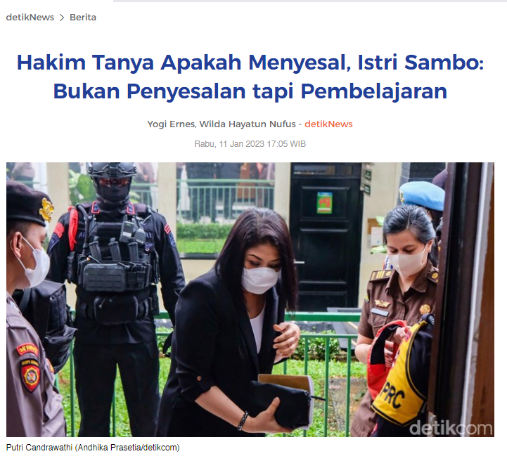 Hakim bertanya kepada korban pemerkosaan yang dijadikan terdakwa, apakah anda menyesal??

menyesal dalam apa pak hakim? menyesal telah diperkosa? si PC aja gk tau ada penembakan, dan JPU tidak bisa memberi bukti PC terlibat, hadeeeuh lucu!
<a href="/KomisiYudisial/">Komisi Yudisial RI</a> 
news.detik.com/berita/d-65104…