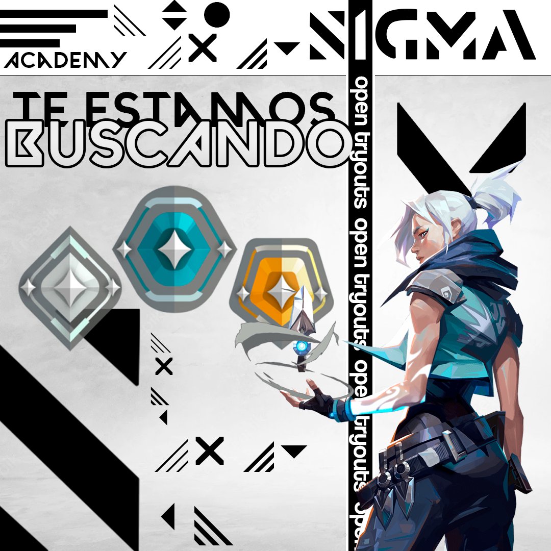 TeamSigma1's tweet photo. HOLA!
ESTAMOS BUSCANDO JUGADORES Y JUGADORAS PARA NUESTRA ACADEMY
-SERVER: MIAMI, CDMX, BOGOTA
-RANGO: X
-EDAD: X
-DISPONIBILIDAD: X
-ROLES: X
-RELLENA EL FORMULARIO: https://t.co/RohFpfP5MH

Ofrecemos:
experiencia, aprendizaje, scrims frecuentes y posibilidad de entrar a torneos https://t.co/CFlFoTIS7S
