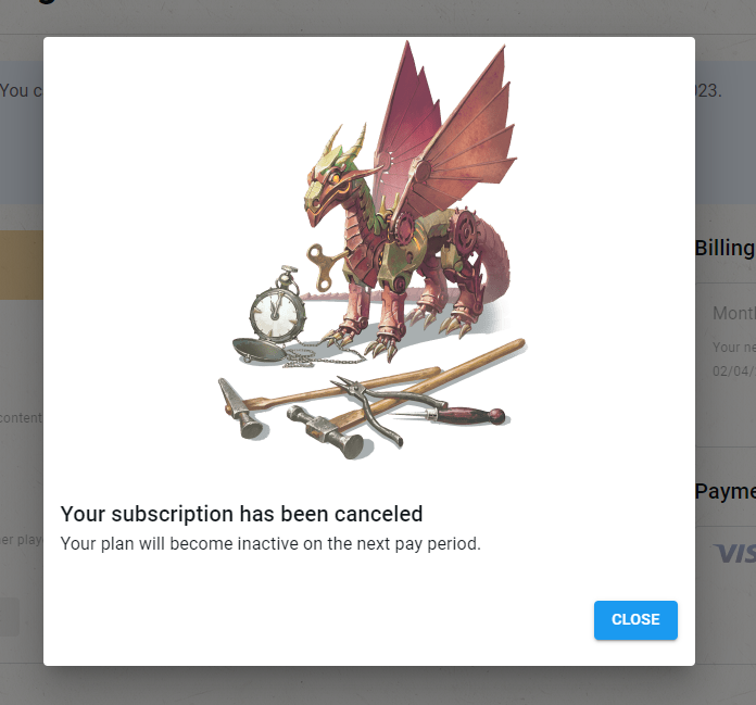 BardcoreGoth's tweet photo. @CrabCrit I love #dndbeyond but I can't stand by for this. Bye @Wizards @Wizards_DnD @DnDBeyond ✌✌ https://t.co/eE6KIb0MEu