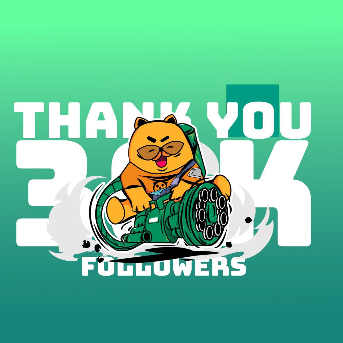 Khugaverse's tweet photo. 30k followers and counting! 🙀
We've made it to the battlefront, Warrios! Let's pounce on greatness together! WAGFI! ⚔️ https://t.co/s26n1uf51Q