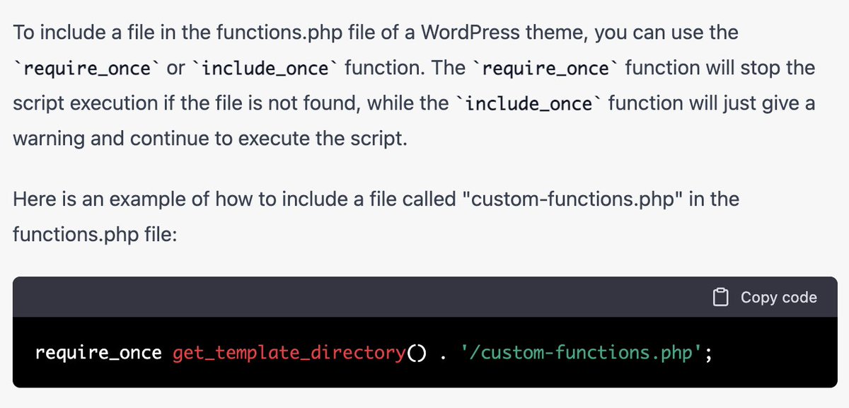 anthonygore's tweet image. Cool but that syntax is wrong #chatgptfail