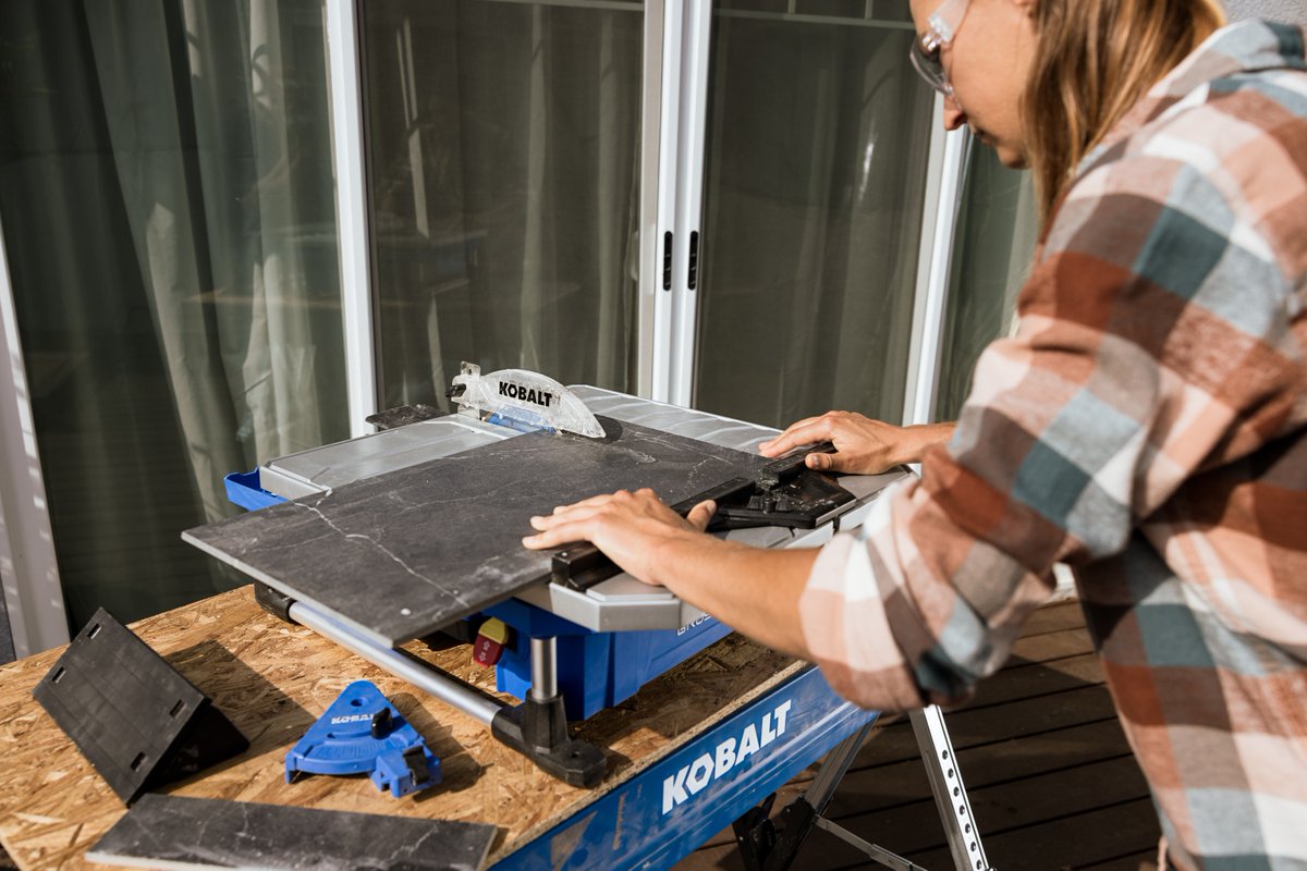 You've got the bright ideas. We've got the tools. Grab our Tabletop Cordless Tile Saw and other #KobaltTools to start bringing your DIY vision to life today. Available at your local Lowes or online at lowes.com