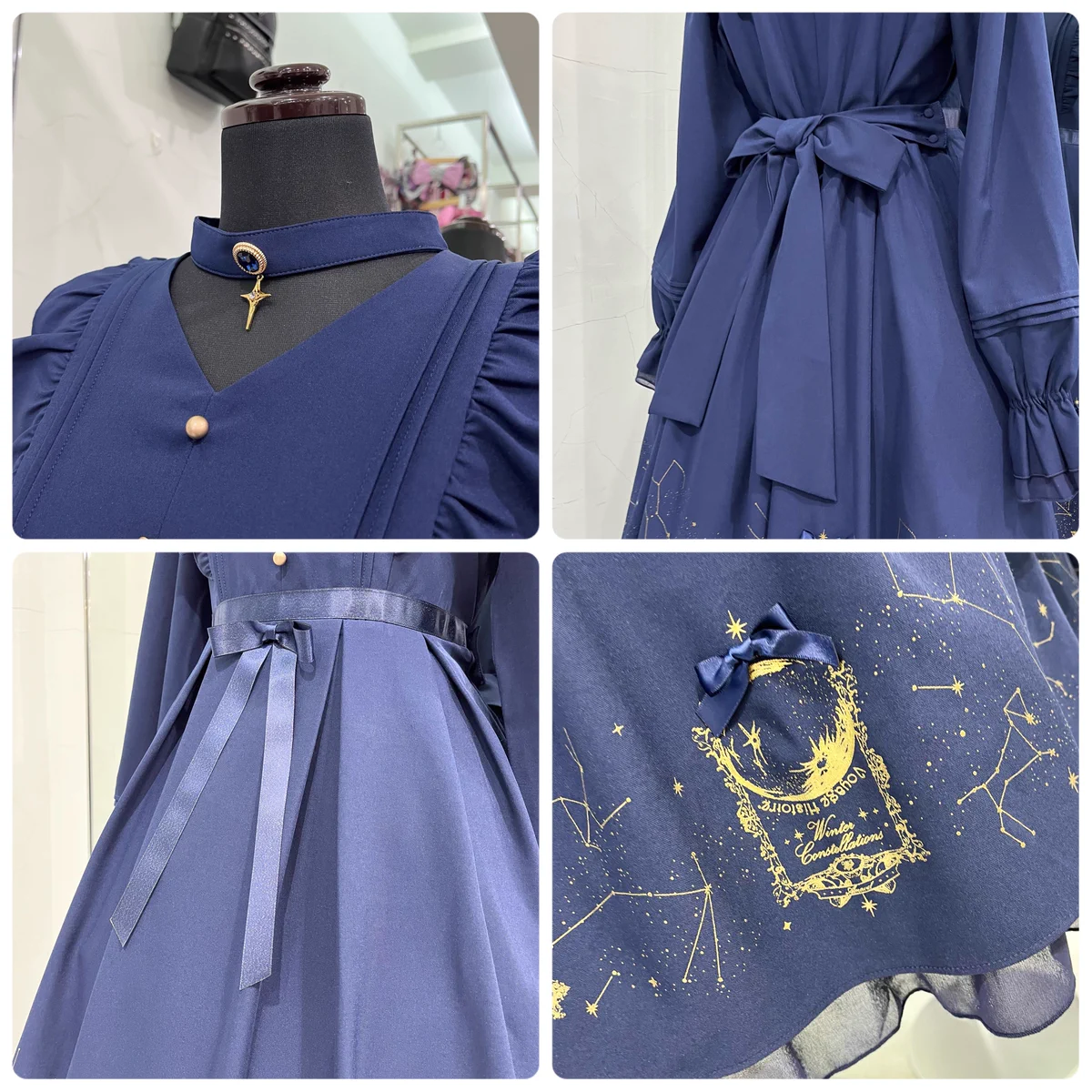 Starlight Planetariumワンピース　ミドル丈　ネイビー KIST Maria on X: 