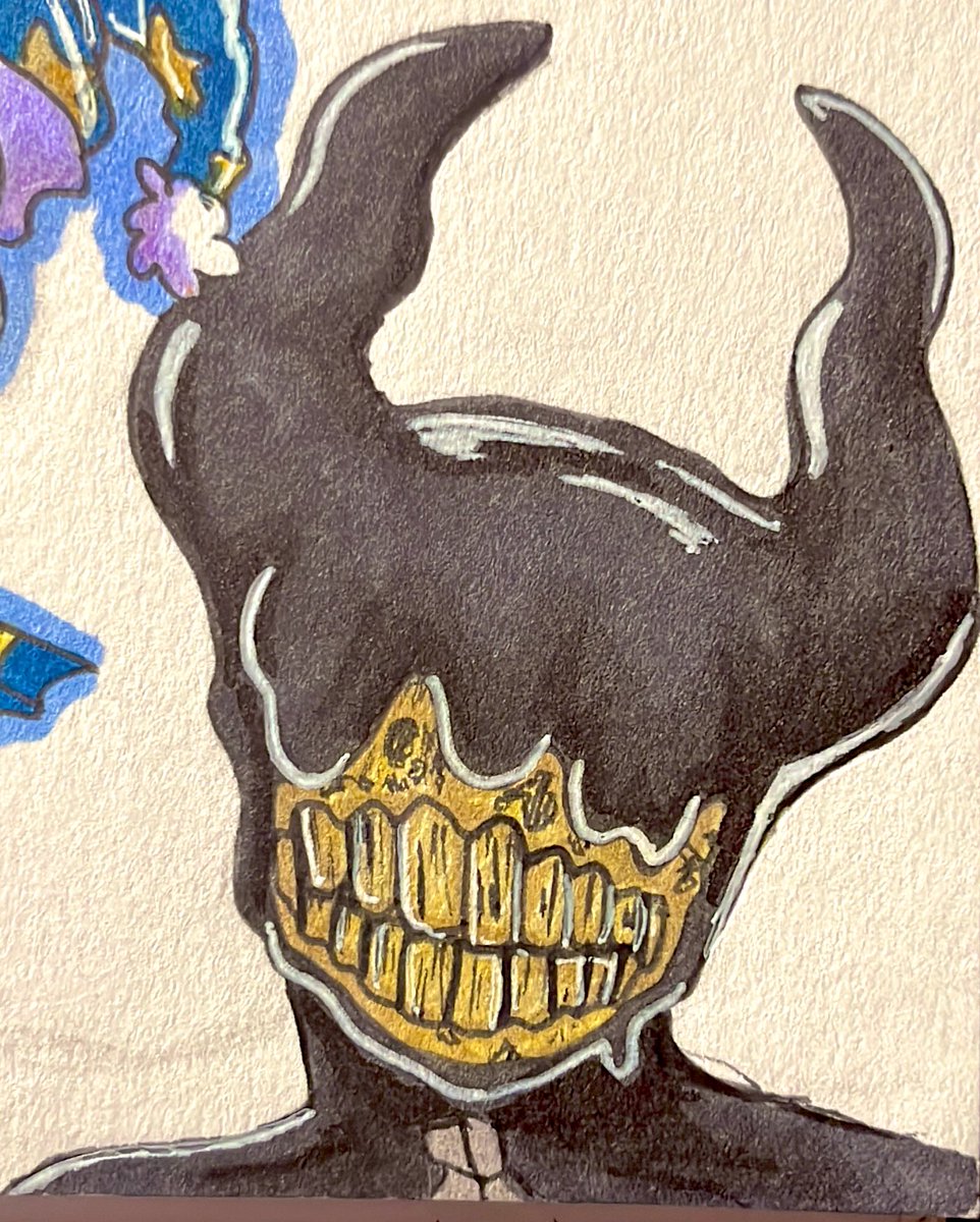 jules_art7's tweet photo. Ink Monster drawing From Bendy and the Ink Machine #InkMonster #videogames https://t.co/HQvNYwrdhi