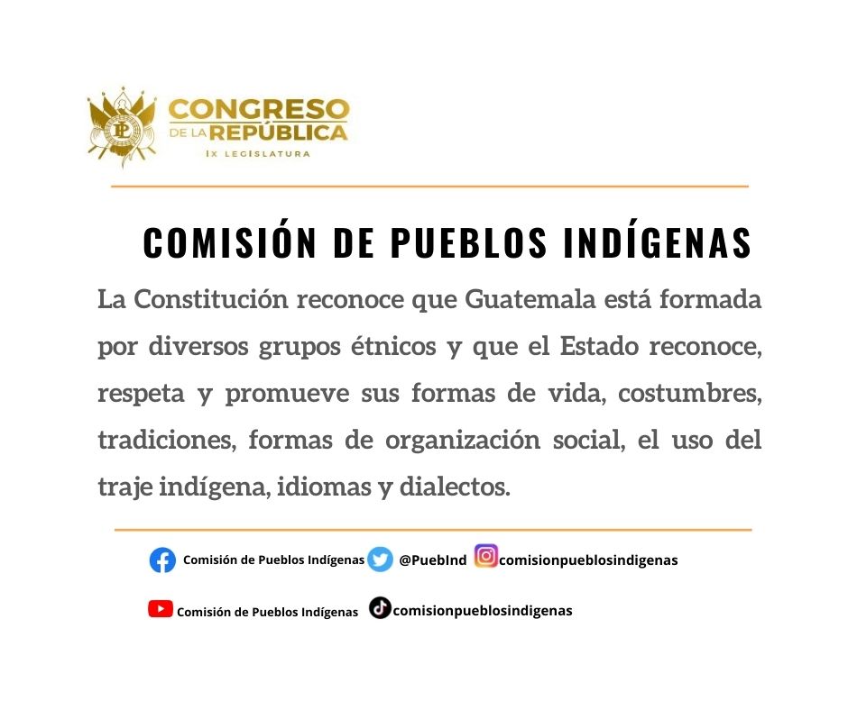 PuebInd's tweet photo. Te recordamos un detalle muy importante de la Constitución de #Guatemala 🇬🇹.

#ComisiónDePueblosIndígenas https://t.co/beg9uMoT92