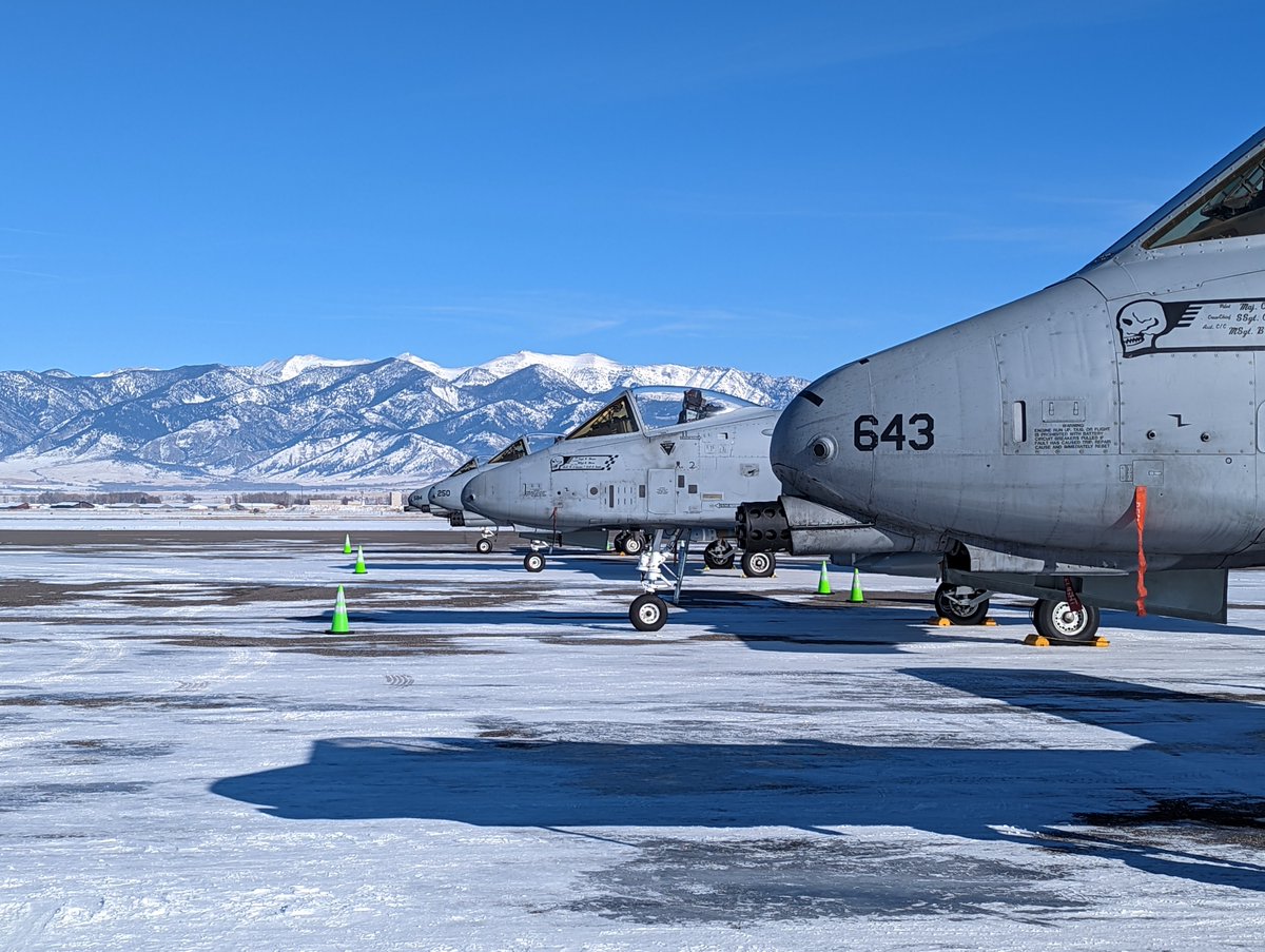 A-10 Warthogs in Bozeman after performing the flyover for the MSU UM football game in Bozeman 19 Nov 2022
 #a10 #usaf #airforce #a10warthog #idaho #idahoang