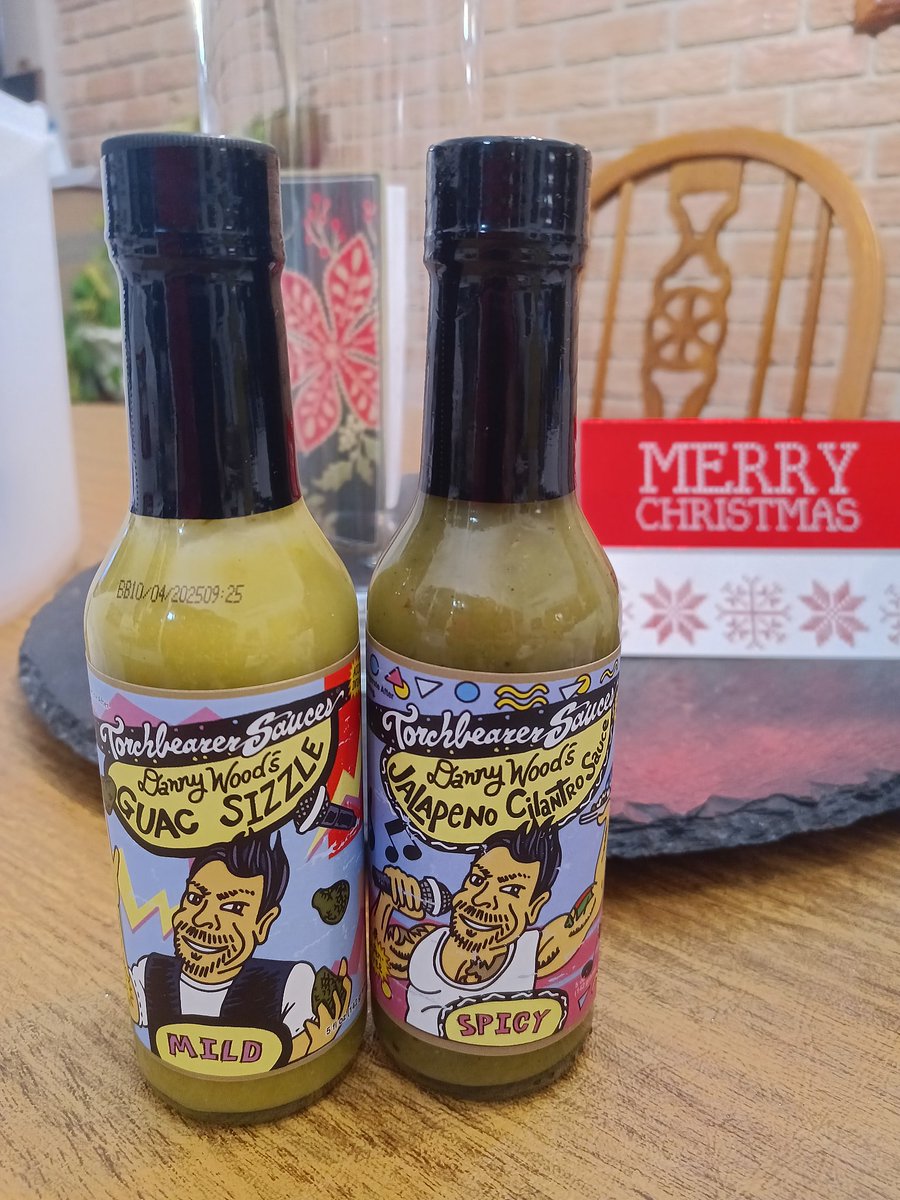 Yummmmm!!! Finally using some of my Christmas from @Laja656. Thanks Tuni and thanks @dannywood for making these yummy sauces! 😋 #DannyWoodsSauce #TorchbearerSauces