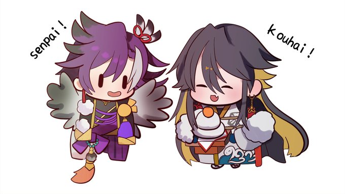 せんぱい、こうはい#封魔絵 #PIHAKKASSO 