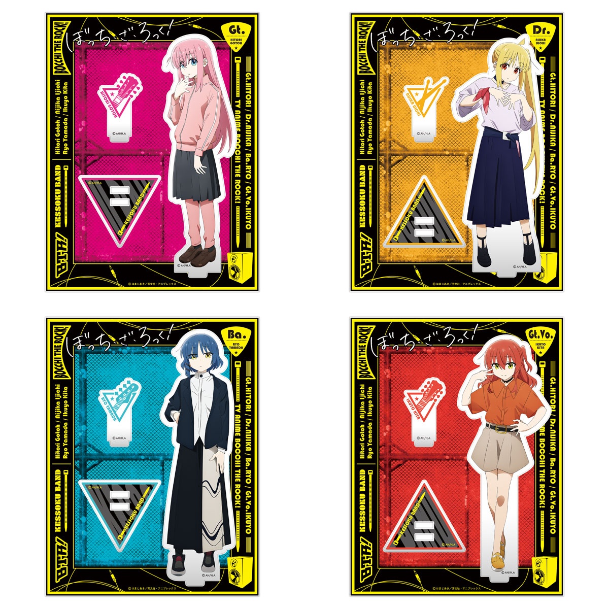 AmiAmi [Character & Hobby Shop]  Acrylic Badge BOCCHI THE ROCK! 12Pack  BOX(Pre-order)