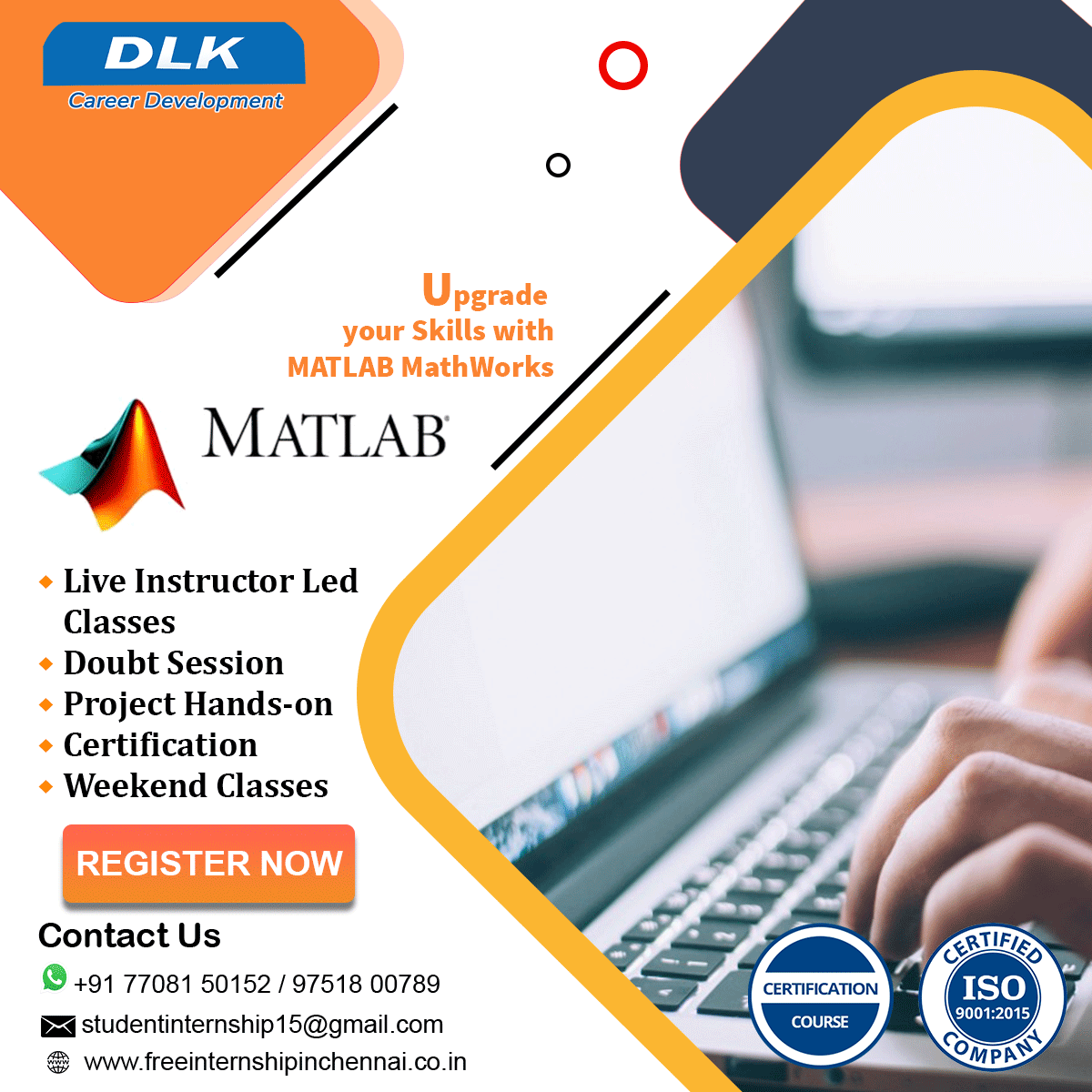 dlk_cdc's tweet image. Matlab training in chennai!!!

𝐋𝐨𝐜𝐚𝐭𝐢𝐨𝐧
g.page/dlk-career-dev…
📞Contact -7904320834

𝐎𝐟𝐟𝐢𝐜𝐞 𝐚𝐝𝐝𝐫𝐞𝐬𝐬:-
DLK Career Development
Rahaat Plaza Ground floor, Vadapalani, Chennai, Tamil Nadu 600026

#training #learning #dlkcdc #traininginchennai 
#internship