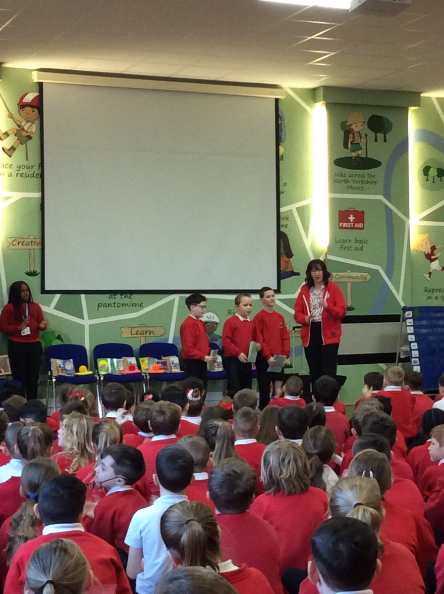 PallisterPark (@pallisterparkps) on Twitter photo It’s Praise Assembly once again and we’re starting the assembly off with birthday gifts 🎁.
Every #pally pupil receives a book for their special day 📚 😊#happybirthday
#workhardplayhard <a href="/PieCorbett/">Pie Corbett</a> <a href="/alanpeat/">Alan Peat FRSA, FHA</a> <a href="/pauldixtweets/">Paul Dix</a> It’s Praise Assembly once again and we’re starting the assembly off with birthday gifts 🎁.
Every #pally pupil receives a book for their special day 📚 😊#happybirthday
#workhardplayhard <a href="/PieCorbett/">Pie Corbett</a> <a href="/alanpeat/">Alan Peat FRSA, FHA</a> <a href="/pauldixtweets/">Paul Dix</a>