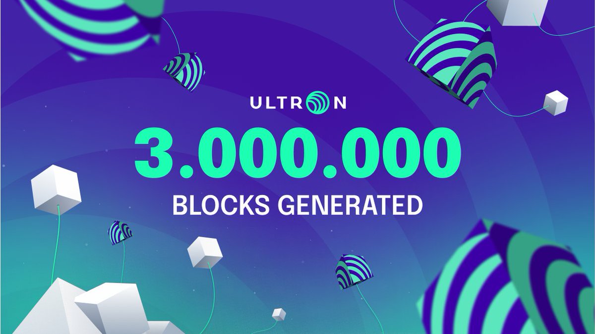 ultron_found's tweet photo. 🟣 Ultronauts 👩🏻‍🚀, our layer-1 blockchain system generated more than 3M blocks today! 😀🥳

Blockchain 🛰️ https://t.co/jXjG8HI2WV

#ULX #ultron #ultronfoundation #ultronauts #blockchain #cryptocurrency #cryptonews #technews https://t.co/S7iPYdL0F8